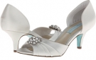 Ivory Satin Blue by Betsey Johnson Stun for Women (Size 6.5)