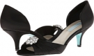 Black Satin Blue by Betsey Johnson Stun for Women (Size 7)