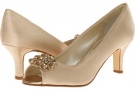 Gold Satin Caparros Marissa for Women (Size 8)