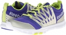 Ultima Purple/Flint Grey Metallic/High Vis Green/White Reebok Yourflex Trainette 5.0 MT for Women (Size 6)