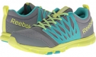 Flat Grey/Timeless Teal/High Vis Green Reebok Yourflex Trainette 5.0 MT for Women (Size 6)