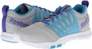 Steel/Flight Blue/Ultima Purple/White Reebok Yourflex Trainette 5.0 MT for Women (Size 7.5)