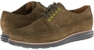 Olive Green Suede/Camo Cole Haan Lunargrand Longwing for Men (Size 12)