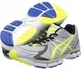 Silver/Neon Yellow/Blue ASICS GT-2000 for Men (Size 7.5)