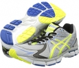 Silver/Neon Yellow/Blue ASICS GT-2000 for Men (Size 8)