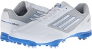 Running White/Running White/Bahia Blue adidas Golf adiZero One for Men (Size 10.5)