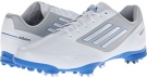 Running White/Running White/Bahia Blue adidas Golf adiZero One for Men (Size 9)