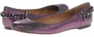 Plum Foil Real Snake Rachel Zoe Laura for Women (Size 8)