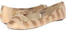 Ivory/Gold Charles Albert Toni-Stripe for Women (Size 9)