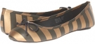 Brown/Bronze Charles Albert Toni-Stripe for Women (Size 6)