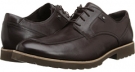 Dark Brown Smooth Rockport Ledge Hill Moc Front for Men (Size 9.5)