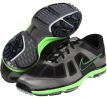 Black/Black/Grey/Electric Green Nike Lunar Ascend for Men (Size 9.5)