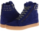 Midnight Blue Suede Betsey Johnson Nxtskull for Women (Size 9)