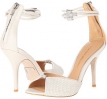 Off White Leather Badgley Mischka Kandyce for Women (Size 6.5)