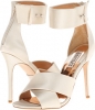 Ivory Satin Badgley Mischka Kassie for Women (Size 5.5)