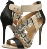 Black/Natural/Beige Badgley Mischka Keenan for Women (Size 6.5)