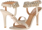 Beige Leather Badgley Mischka Kallan for Women (Size 6.5)