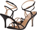 Black Satin Badgley Mischka Kendal for Women (Size 9.5)