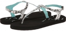 Black/White Snake Multi Roxy Tiki for Women (Size 8)