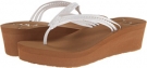 White Roxy Puka for Women (Size 8)