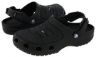 Black/Black Cow Silk Crocs Yukon for Men (Size 12)