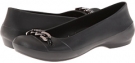 Black/Silver Crocs Gianna Link for Women (Size 8)