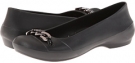 Black/Silver Crocs Gianna Link for Women (Size 4)