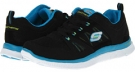 Black/Blue SKECHERS Spring Fever for Women (Size 9.5)