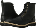 Black Waterproof Cole Haan Martin Wedge Lace Boot for Men (Size 7)