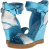 Silver/Turquoise Penny Loves Kenny Captive for Women (Size 6)