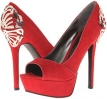 Red Suede CARLOS by Carlos Santana Sexy Too for Women (Size 7.5)