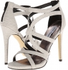 Black/White Lizard Steve Madden Maree for Women (Size 7)