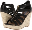 Black Elastic Steve Madden Edda for Women (Size 6)