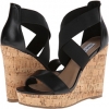 Black Elastic Steve Madden Eddna for Women (Size 9.5)