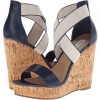 Navy Elastic Steve Madden Eddna for Women (Size 8)