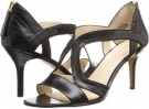 Black Leather Nine West Giggly Girl for Women (Size 6)