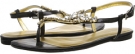 Black Leather Nine West Sea Horse for Women (Size 5)