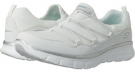 White/Silver SKECHERS Synergy - Loving Life for Women (Size 9.5)