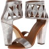 Silver Metallic PU Michael Antonio Jeanella - Metallic for Women (Size 7)