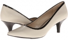 Ivory/Black Synthetic Anne Klein 7Ilma for Women (Size 9.5)