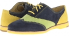 Navy/Kiwi/Lemon Suede Johnston & Murphy Belinda Multi Oxford for Women (Size 9)