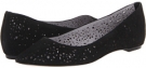 Black Suede Johnston & Murphy Tami Laser Ballet for Women (Size 6.5)