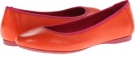 Firebird Orange/Pink Leather Johnston & Murphy Marcie Ballet for Women (Size 7.5)