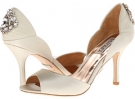 Ivory Satin Badgley Mischka Hannah for Women (Size 6)