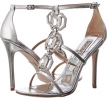 Silver Metallic Badgley Mischka Harvey II for Women (Size 9)