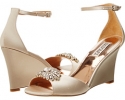 Natural Satin Badgley Mischka Harmony for Women (Size 11)