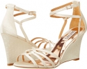 Ivory Satin Badgley Mischka Hedy for Women (Size 11)