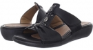 Black Leather Clarks England Jandi Gem for Women (Size 8)