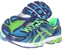 Navy/Green Glow/Electric ASICS GEL-Exalt for Men (Size 10.5)