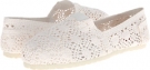 White Crochet Esprit Toso for Women (Size 8.5)